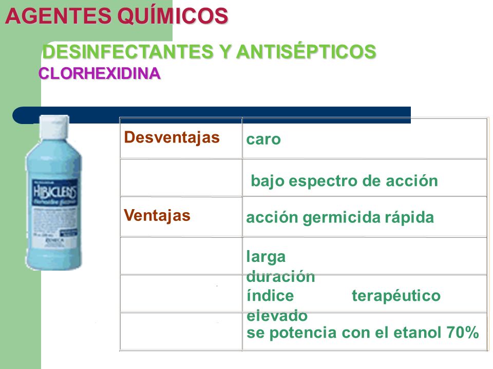 ventajas y desventajas del yodo como desinfectante